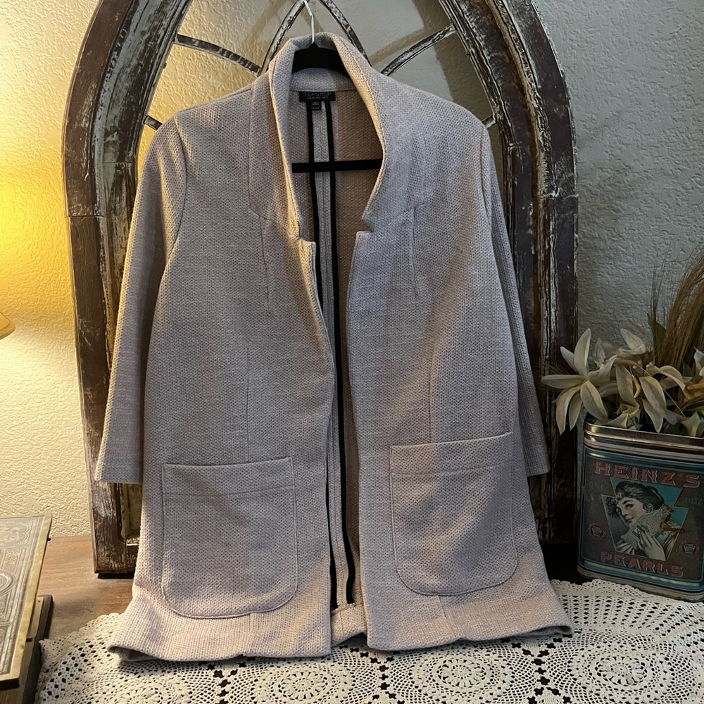 Top Shop Tan Blazer Size 8, Fashionable,Career